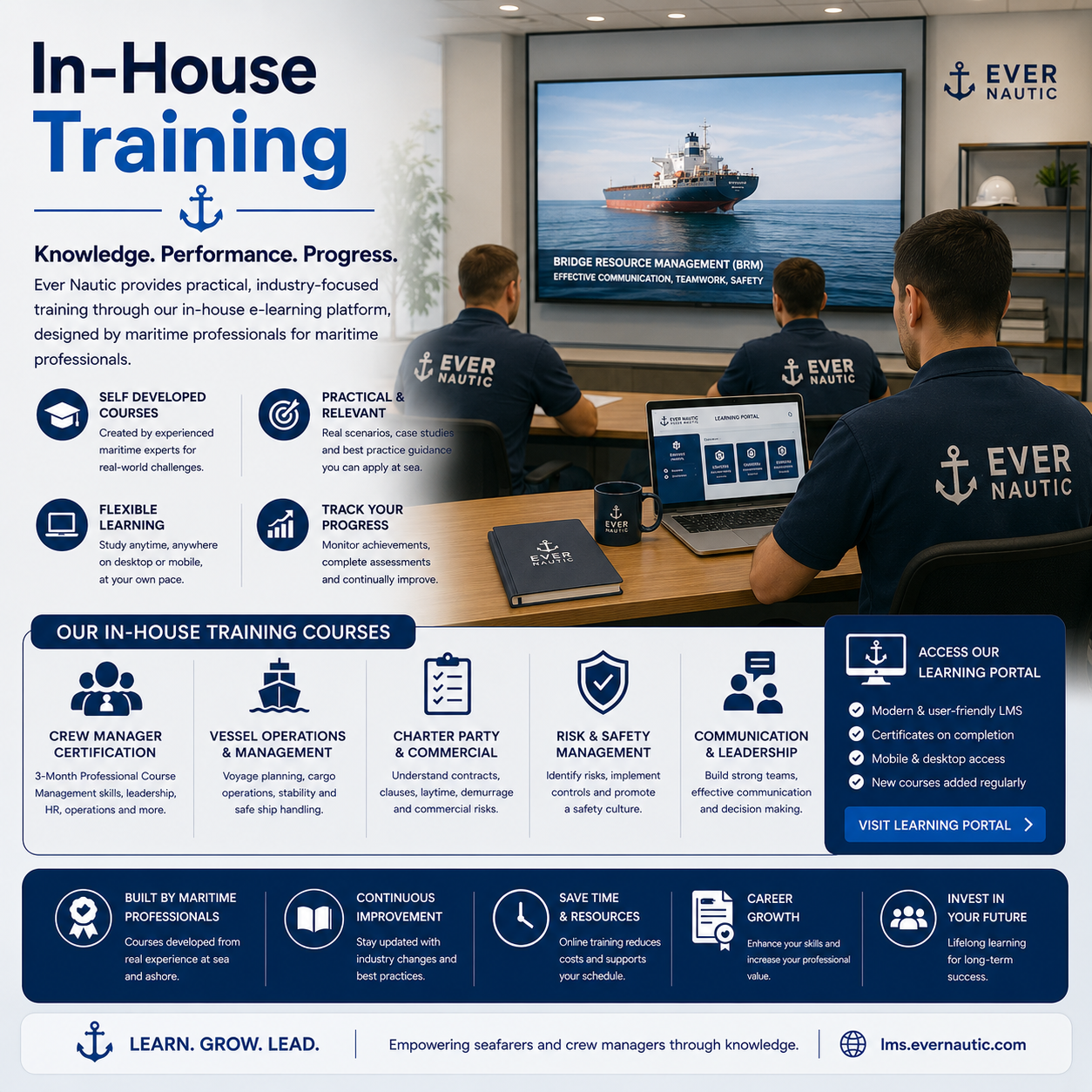 EverNautic maritime training and LMS support